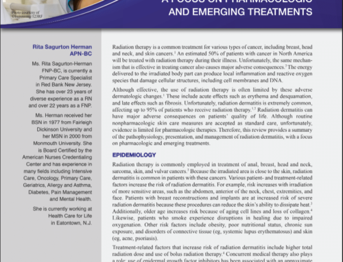 [Media Release] Focused Report: Clinician-Supported Emerging Treatment Options, Radiation Dermatitis